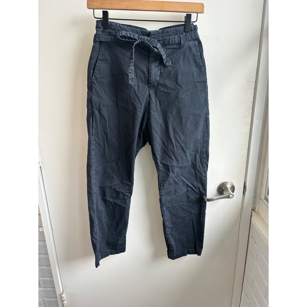 Nili Lotan Belted Cropped Harem Pants Size 0 luxury boho minimalist staple